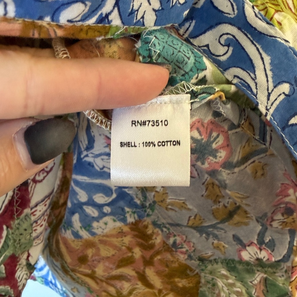 Ivy Jane Multi Patchwork Camp Shirt - image 9